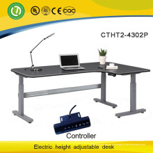 Plataforma elevadora portátil ajustable de 3 patas y altura eléctrica de 3 patas con panel de control de 4 memorias de altura preestablecidas